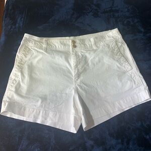 Classic White Women's Shorts